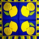 085 Lemons,  Oranges - 3-ply (blue)